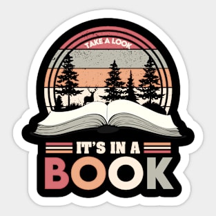 It’s a Good Day to Read A Book Sticker